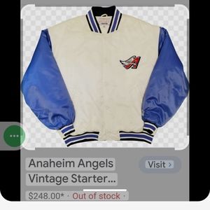 Vintage Anaheim Angels bomber jacket